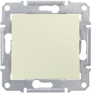 Фото Schneider Electric Sedna SDN0500347 Переключатель перекрестный (10 А, IP44, под рамку, скрытая установка, бежевый)