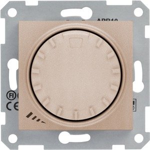 Фото Schneider Electric Sedna SDN2200968 Светорегулятор поворотный (1000 Вт, R+L, под рамку, скрытая установка, титан)