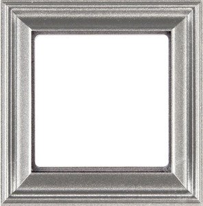 Фото Jung Eco profi Deco EPD481AL Рамка 1-постовая (горизонтальная, алюминий)