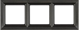 Фото Jung Eco profi Deco EPD483AN Рамка 3-постовая (горизонтальная, антрацит)