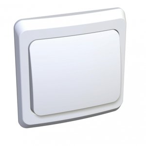 Фото Schneider Electric Этюд KC10-001B Выключатель однокнопочный (10 А, в сборе, скрытая установка, белый)