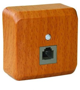Фото Schneider Electric Этюд KOMA-001T Розетка компьютерная (RJ45, в сборе, открытая установка, бук)