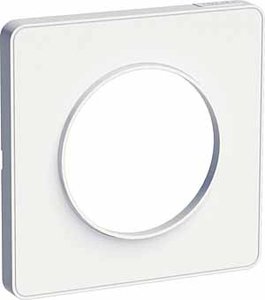 Фото Schneider Electric Odace S52P802 Рамка 1-постовая (белая)