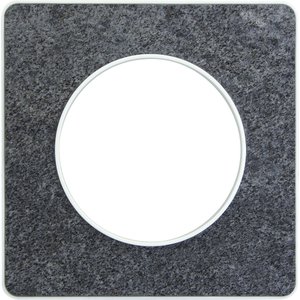 Фото Schneider Electric Odace S52P802T Рамка 1-постовая (черный фосфор)