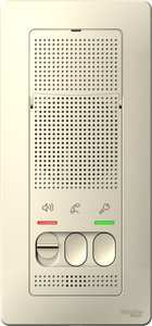 Фото Schneider Electric Blanca BLNDA000012 Переговорное устройство (25 В/30 Ом, 3xAAA, открытая установка, молочное)