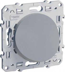 Фото Schneider Electric Odace S53R662 Вывод кабеля (под рамку, скрытая установка, алюминий)