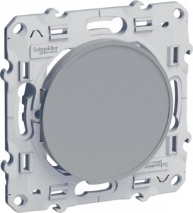 Фото Schneider Electric Odace S53R666 Заглушка (под рамку, скрытая установка, алюминий)