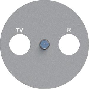 Фото Schneider Electric Odace S53R441 Крышка розетки телевизионной (TV+Radio, алюминий)