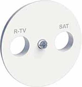 Фото Schneider Electric Odace S52R441 Крышка розетки телевизионной (TV+Radio, белая)