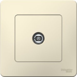 Фото Schneider Electric Blanca BLNTS000012 Розетка телевизионная (TV, в сборе, скрытая установка, молоко)