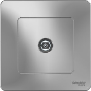 Фото Schneider Electric Blanca BLNTS000013 Розетка телевизионная (TV, в сборе, скрытая установка, алюминий)