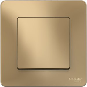 Фото Schneider Electric Blanca BLNVS010104 Выключатель одноклавишный (10 А, в сборе, скрытая установка, титан)