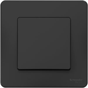 Фото Schneider Electric Blanca BLNVS010106 Выключатель одноклавишный (10 А, в сборе, скрытая установка, антрацит)