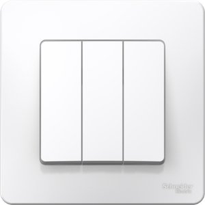 Фото Schneider Electric Blanca BLNVS100501 Выключатель трехклавишный (10 А, в сборе, скрытая установка, белый)