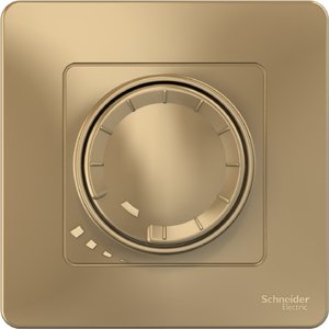 Фото Schneider Electric Blanca BLNSS040014 Светорегулятор поворотный (400 Вт, R+C, в сборе, скрытая установка, титан)