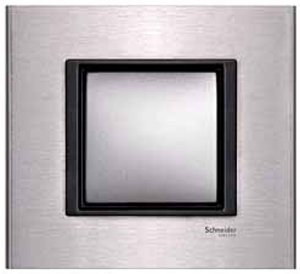 Фото Schneider Electric Unica Class MGU68.002.7A1 Рамка 1-постовая (серебристый алюминий)