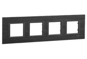 Фото Schneider Electric Unica Class MGU68.008.7Z1 Рамка 4-постовая (иберийский сланец)