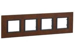 Фото Schneider Electric Unica Class MGU68.008.7A3 Рамка 4-постовая (кельтская сталь)