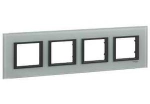 Фото Schneider Electric Unica Class MGU68.008.7C3 Рамка 4-постовая (матовое стекло)