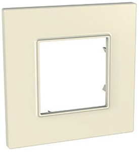 Фото Schneider Electric Unica Quadro MGU4.702.36 Рамка 1-постовая (карамель)