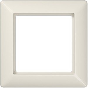Фото Jung AS500 AS581BF Рамка 1-постовая (универсальная, ударопрочная, слоновая кость)
