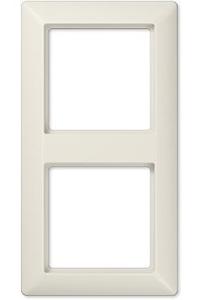 Фото Jung AS500 AS582BF Рамка 2-постовая (универсальная, ударопрочная, слоновая кость)