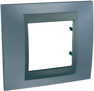 Фото Schneider Electric Unica Top MGU66.002.297 Рамка 1-постовая (графит/грэй)
