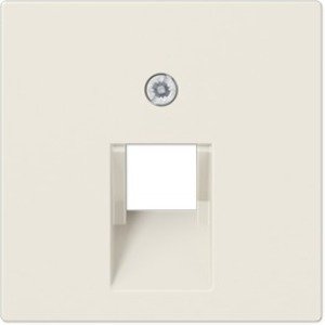 Фото Jung AS500 A569-1PLUA Крышка розетки телефонной/компьютерной (RJ11/RJ45, слоновая кость)