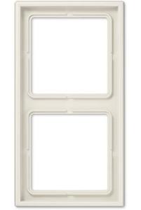 Фото Jung LS990 LS982W Рамка 2-постовая (универсальная, слоновая кость)