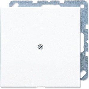 Фото Jung LS990 LS990AWW Вывод кабеля (под рамку, скрытая установка, белый)