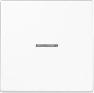 Фото Jung LS990 LS990KO5WW Клавиша одиночная с линзой (белая)
