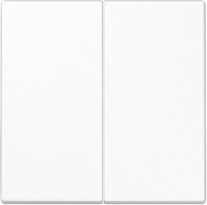 Фото Jung LS990 LS995WW Клавиша двойная (белая)