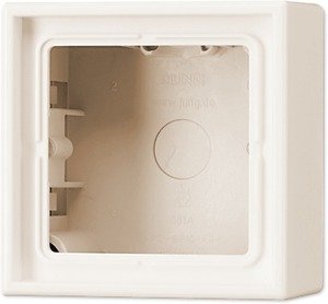 Фото Jung LS990 LS581AW Коробка для наружного монтажа (слоновая кость)