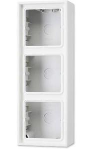 Фото Jung LS990 LS583AWW Коробка тройная для наружного монтажа (белая)