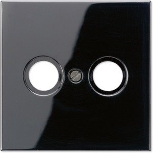 Фото Jung LS990 LS990TVSW Крышка розетки телевизионной (TV+Radio, черная)