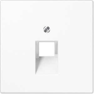 Фото Jung LS990 LS969-1UAWW Крышка розетки компьютерной (RJ45, белая)