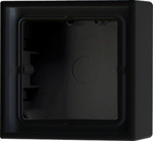 Фото Jung LS990 LS981ASW Коробка для наружного монтажа (черная)