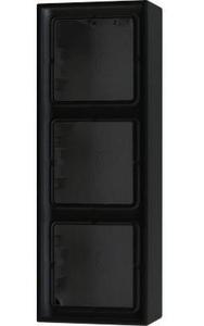Фото Jung LS990 LS983ASW Коробка тройная для наружного монтажа (черная)