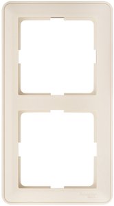 Фото Schneider Electric W59 KD-2-28 Рамка 2-постовая (слоновая кость)