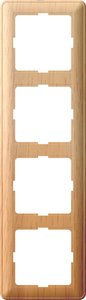 Фото Schneider Electric W59 KD-4-88 Рамка 4-постовая (бук)