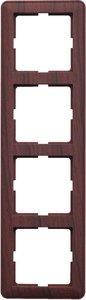 Фото Schneider Electric W59 KD-4-98 Рамка 4-постовая (мореный дуб)