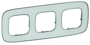 Фото Legrand Valena Allure 754423 Рамка 3-постовая (универсальная, зеркало)