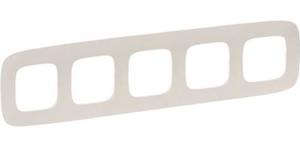 Фото Legrand Valena Allure 754315 Рамка 5-постовая (универсальная, слоновая кость)