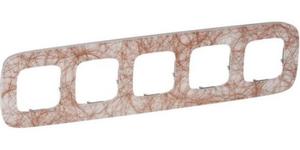 Фото Legrand Valena Allure 754495 Рамка 5-постовая (универсальная, итальянская фантазия)