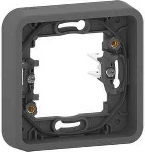 Фото Schneider Electric Mureva S MUR34108 Рамка 1-постовая (универсальная, IP55, с винтами, антрацит)