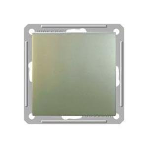 Фото Schneider Electric W59 VS116-155-4-86 Выключатель одноклавишный с самовозвратом (16 А, под рамку, скрытая установка, шампань)