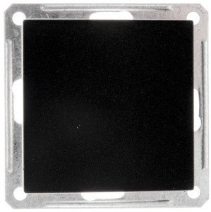 Фото Schneider Electric W59 VS116-155-6-86 Выключатель одноклавишный с самовозвратом (16 А, под рамку, скрытая установка, черный бархат)