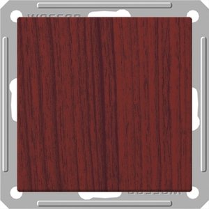 Фото Schneider Electric W59 VS116-155-9-86 Выключатель одноклавишный с самовозвратом (16 А, под рамку, скрытая установка, мореный дуб)