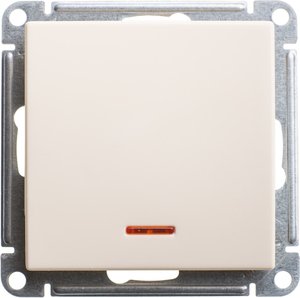 Фото Schneider Electric W59 VS610-157-2-86 Переключатель одноклавишный (10 А, под рамку, подсветка, скрытая установка, слоновая кость)