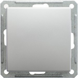 Фото Schneider Electric W59 VS616-156-5-86 Переключатель одноклавишный (16 А, под рамку, скрытая установка, матовый хром)